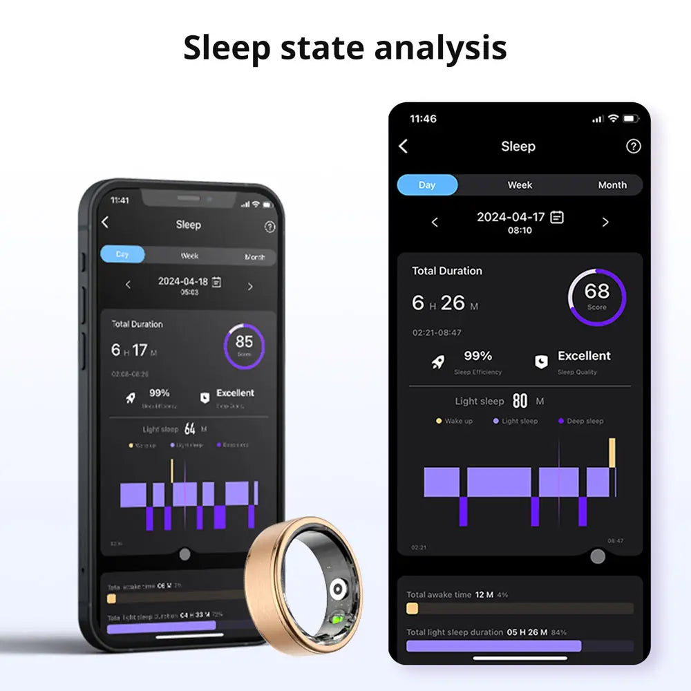 AURORA Ring sleep tracking app — powered by COLMI Fit